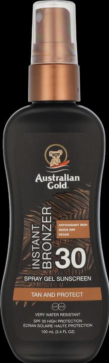 Productafbeelding Australian Gold Instant Zonnebrand Spray SPF 30 100 ml (Zonnebrandspray, Zonnebrandgel, SPF 30, 100 ml)
