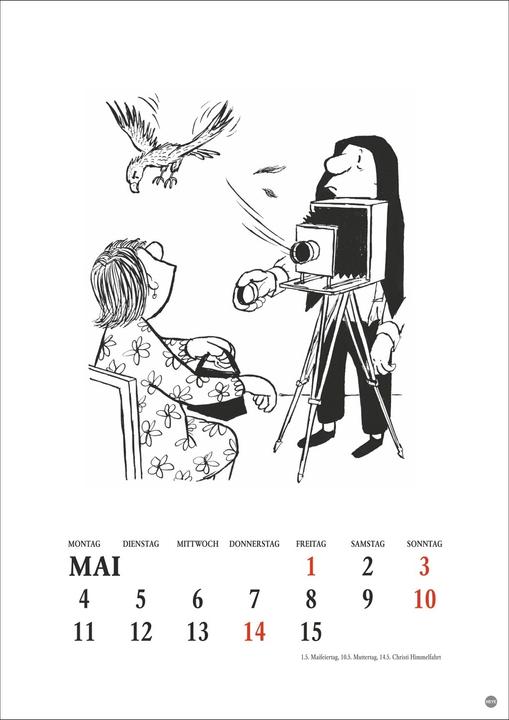 Produktbild Loriot Heile Welt Halbmonatskalender 2026 (Deutsch)