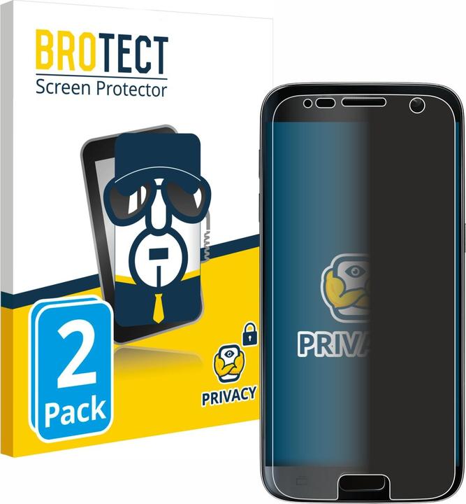 Immagine prodotto BROTECT Pellicola privacy antispia Pellicola di protezione dalla luce blu (2 Pezzo/i, Samsung Galaxy S7)