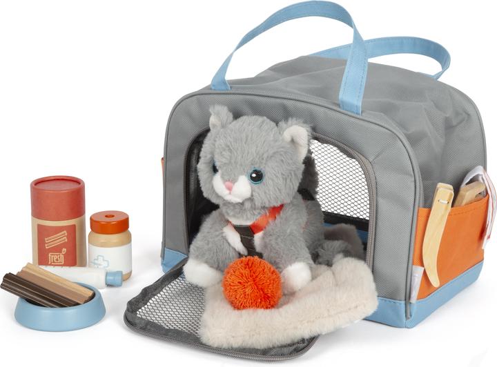 Produktbild small foot Katze mit Tasche und Pflege-Set