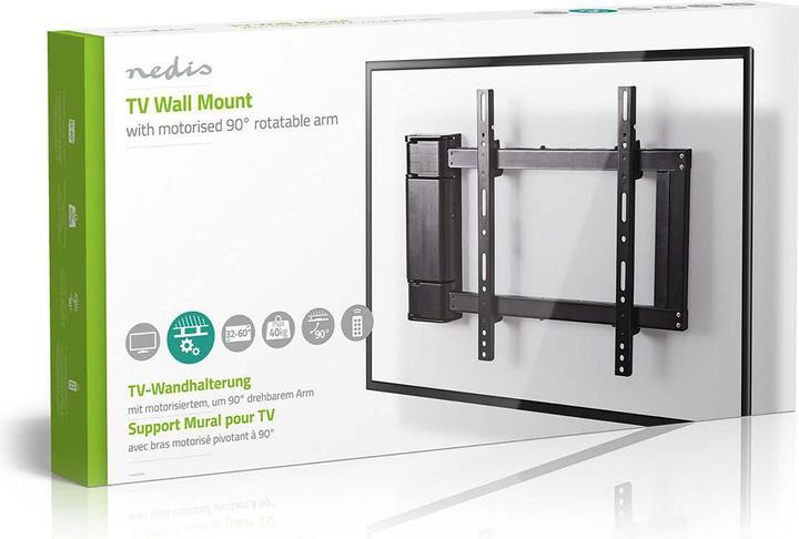 Actual product image Nedis Motorized TV wall mount 32-60" (Ceiling, 60", 40 kg)