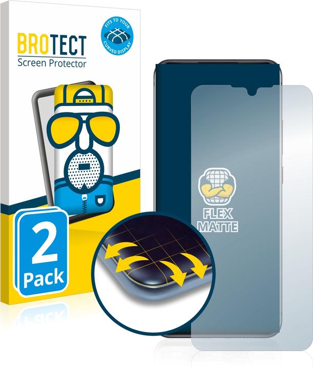 Immagine prodotto BROTECT Full-Cover Pellicola Opaca (2 Pezzo/i, ZTE Axon 11 5G)