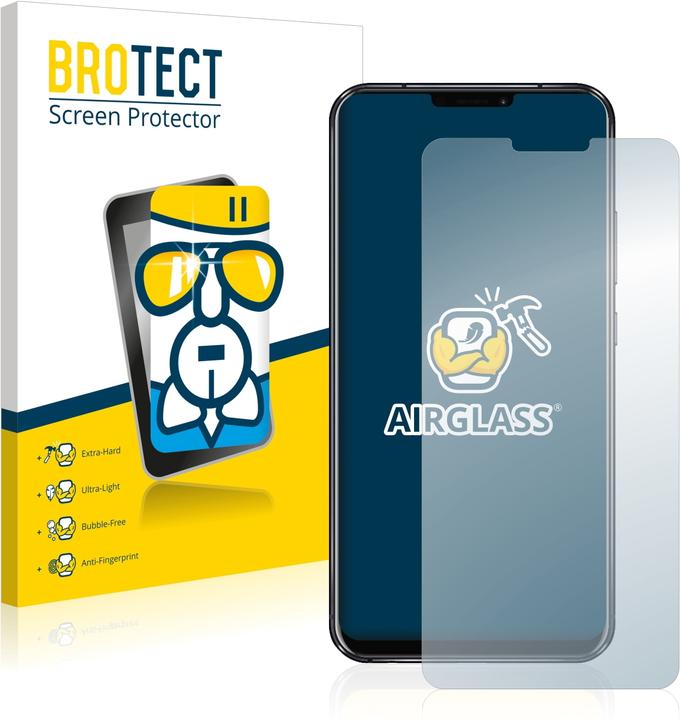 Actual product image BROTECT AirGlass Glass (1 Piece, Asus Zenfone 5 (ZE620KL))