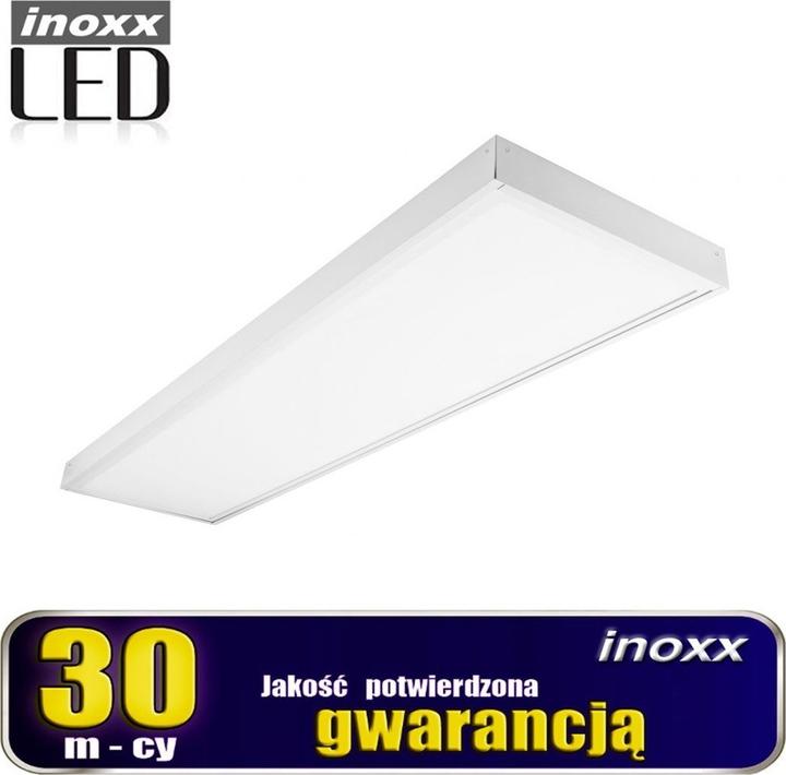 Produktbild Nvox LED-Deckenpaneel 120x30 48W schlanke Lichtkassette 4000k neutral + Aufbaurahmen