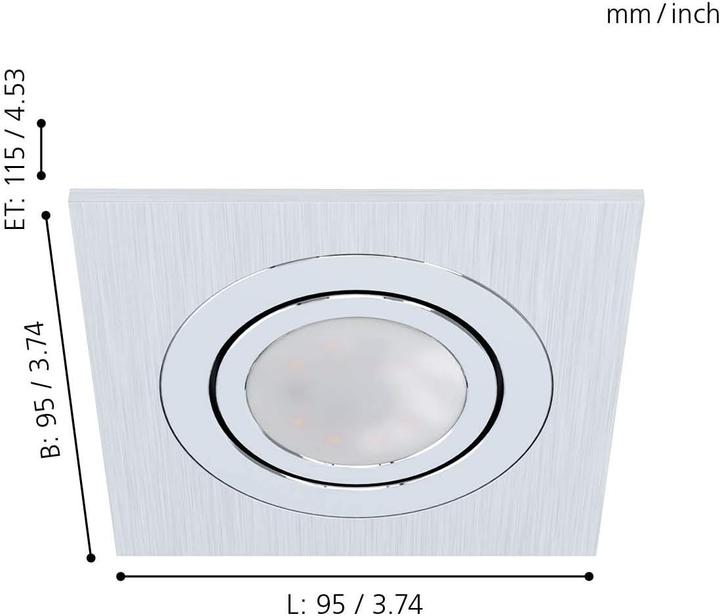 Produktbild EGLO LED-Einbauleuchten-Set (400 lm, GU10)