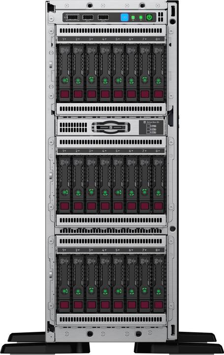 Image du produit HPE Serveur ProLiant ML350 Gen10 Intel Xeon 4210R Base SFF (Intel Xeon Silver 4210R, 16 Go, Serveur de la tour)