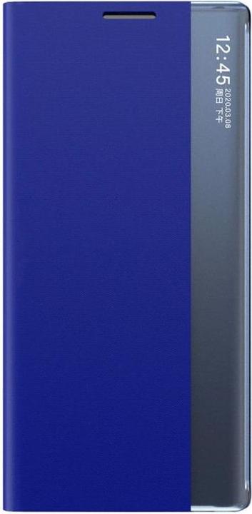 Produktbild Hurtel Neues Sleep View Case mit Klappe und Ständer für Samsung Galaxy A35 – blau (Samsung Galaxy A35)