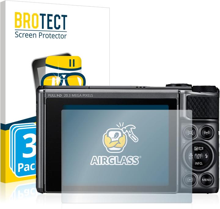 BROTECT AirGlass Panzerglasfolie (Displayschutz, PowerShot SX730 HS)