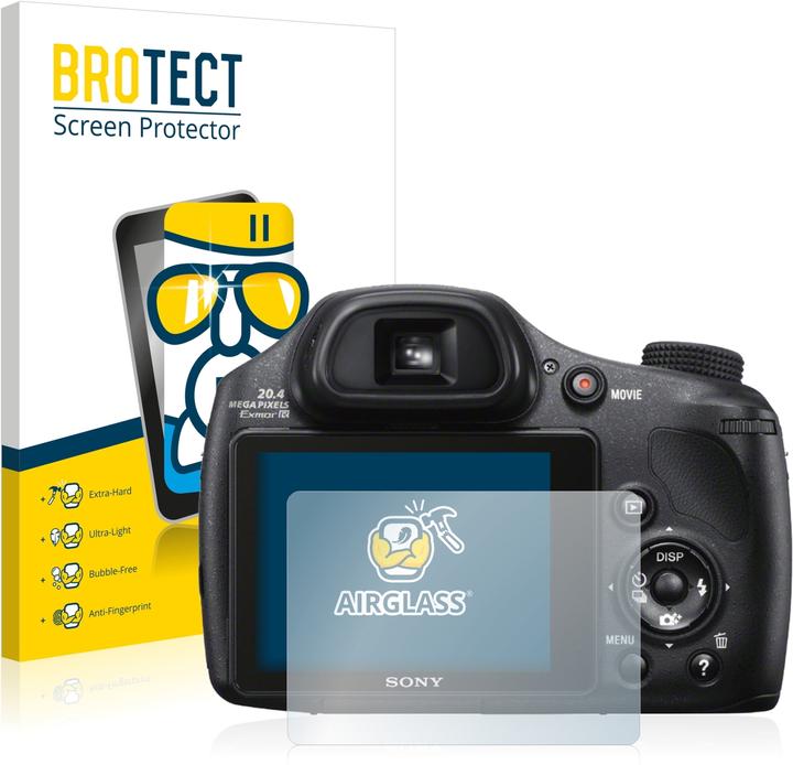 Produktbild BROTECT AirGlass Panzerglasfolie (Displayschutz, DSC-HX300)