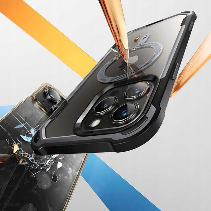 Actual product image i-Blason Iblsn Ares Mag Magsafe Iphone 15 Pro Max Black (Apple iPhone 15 Pro Max)