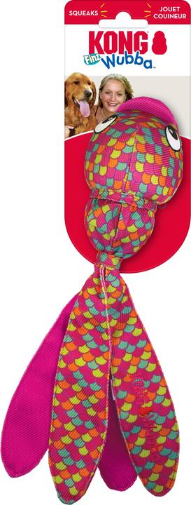 Actual product image KONG Dog toy Wubba Finz pink S (27.5x5.5cm) (Retrieval)