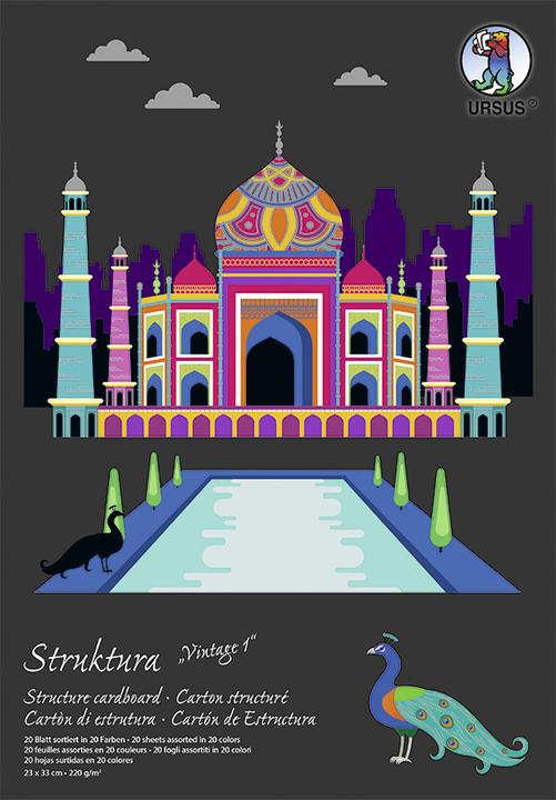 Produktbild Ursus Papier-Set "Struktura Vintage" (220 g/m², 20 x)
