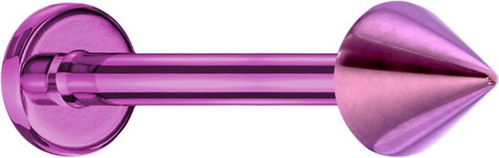 Image du produit Star Piercing Micro Labret violett mit Cone (sans laiton, Titane G23)
