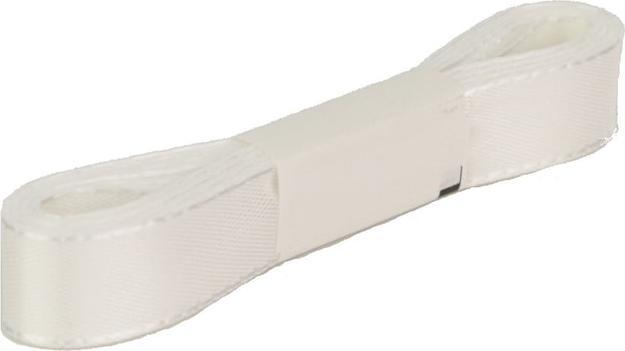 Geschenkband - weiss - ca. 300 x 1,5 cm (Geschenkband, 1 x)