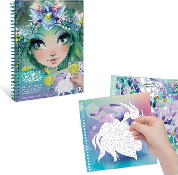 Actual product image Nebulous Stars Stickers by numbers (1350 pieces)