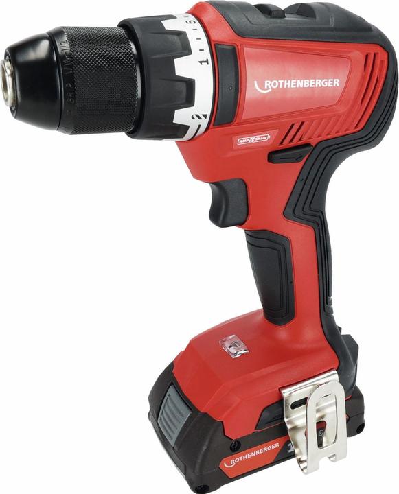 Actual product image Rothenberger RO DD55 Cordless drill AMPShare basic unit (Battery operated)
