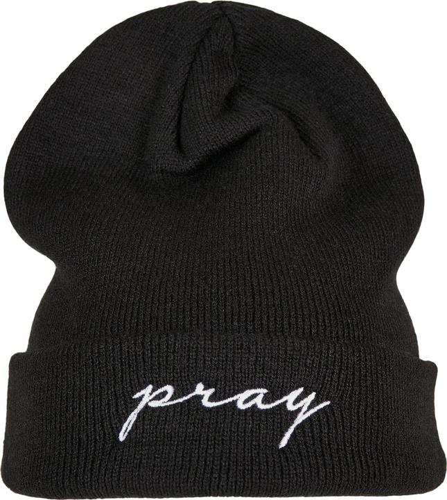 Produktbild Mister Tee Pray Embroidery Beanie (One Size)