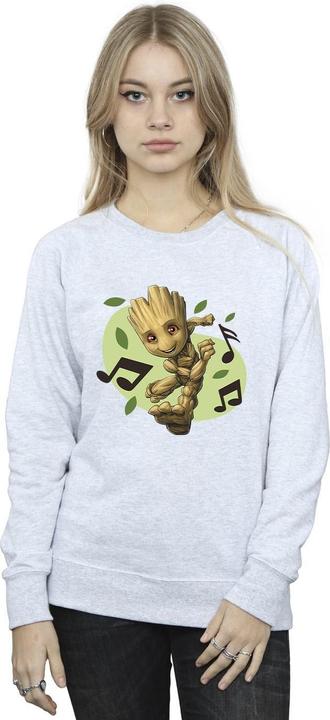 Immagine prodotto Guardians Of The Galaxy Groot Musical Notes Felpa Donna (XL)