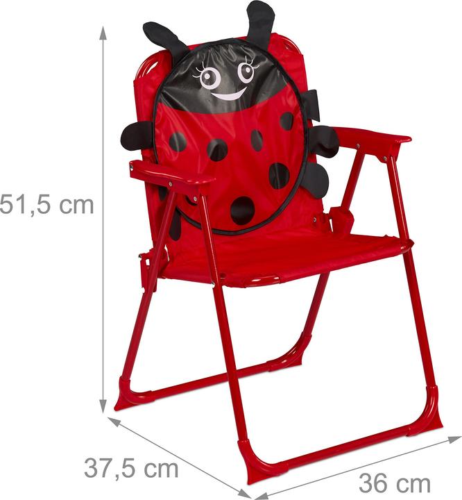 Immagine prodotto Relaxdays Kinder Klappstuhl mit Motiv (Seggiolone)
