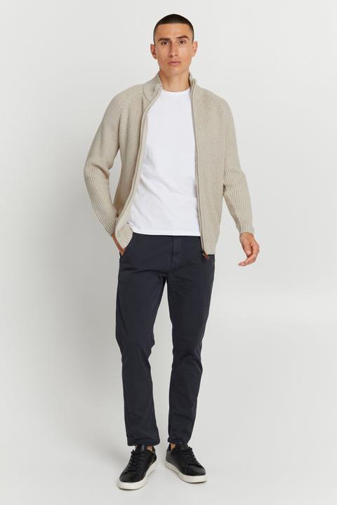Immagine prodotto Solid Xenos Cardigan Giacca In Maglia Grossa Maglieria Da Uomo Con Collo Alto In Cotone 100% (XXL)