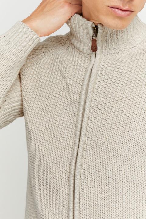 Immagine prodotto Solid Xenos Cardigan Giacca In Maglia Grossa Maglieria Da Uomo Con Collo Alto In Cotone 100% (XXL)
