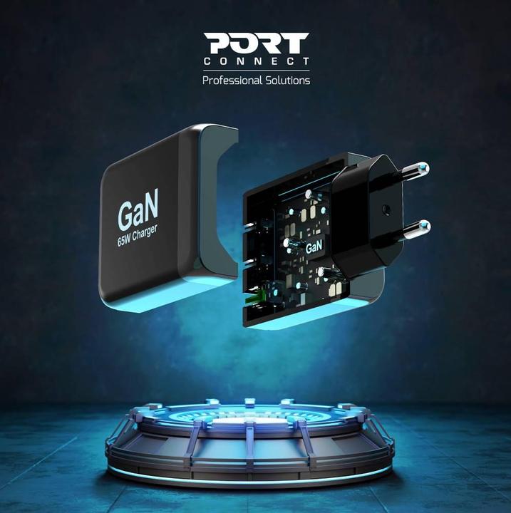 Produktbild Port Designs PORT Connect strømforsyningsadapter - (65 W)