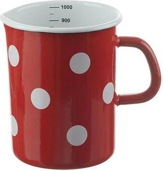 Image du produit Einfach Weniger Mesureur en émail (pot à lait) 1l (1000 ml)