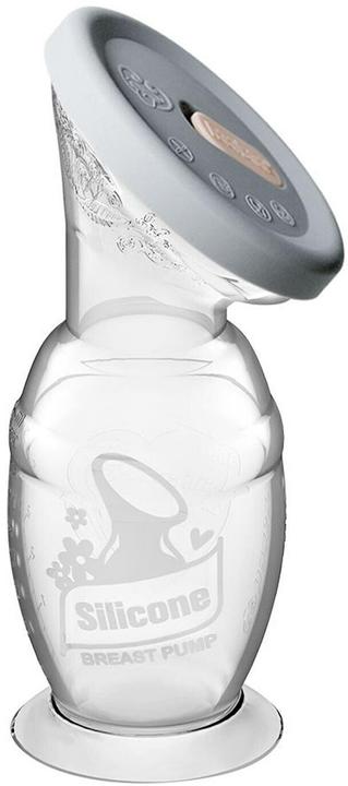 Actual product image Haakaa 100ml Silicone Breast Pump with Suction Base & Silicone Cap