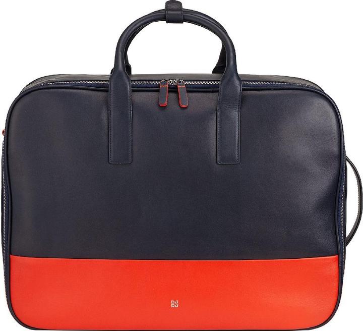 Dudubags Amsterdam - Rucksack-Reisetasche aus Leder