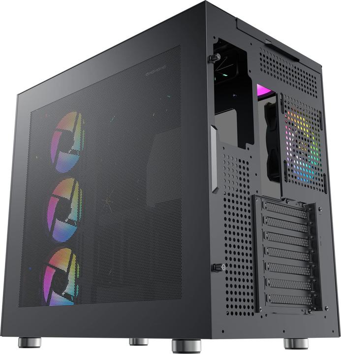 Image du produit Xigmatek Boitier Moyen Tour E-ATX Aqua Ultra Air RGB avec panneaux vitrés (Noir)