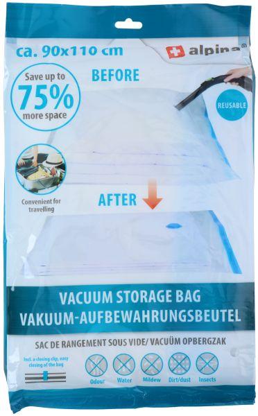 Label énergétique alpina Sac de stockage sous vide 90x110cm