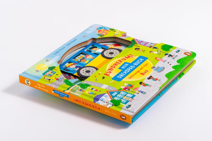 Produktbild Rundherum! Mein Drehspass-Buch – Unterwegs mit dem Bus (Deutsch)