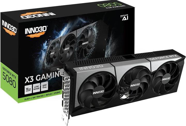 Actual product image Inno3D GeForce RTX 5080 X3 Gaming OC (16 GB)