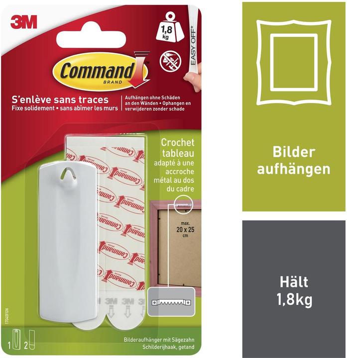 Produktbild Command Sägezahn Bildernagel