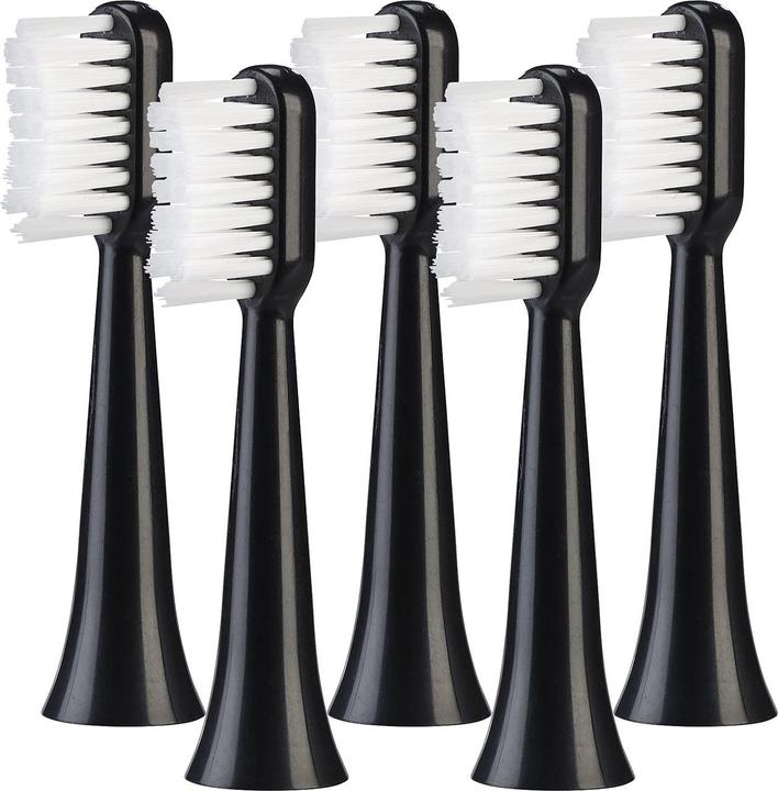 Newgen medicals 5er-Set Elektrische Zahnbürstenköpfe für Akku-Schallzahnbürste SZB-300, weich (5 x)