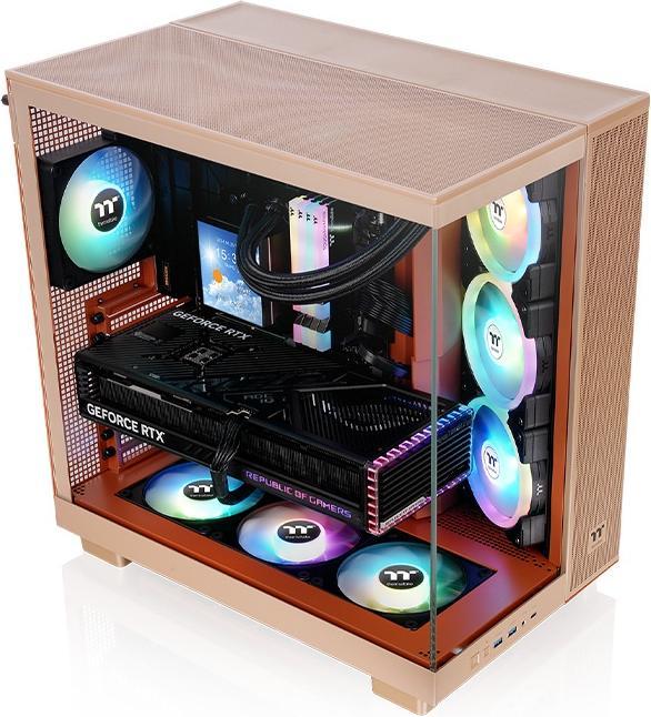 Actual product image Thermaltake Tt View 380 XL TG ARGB Gravel Sand (mATX, Mini-ITX, ATX)