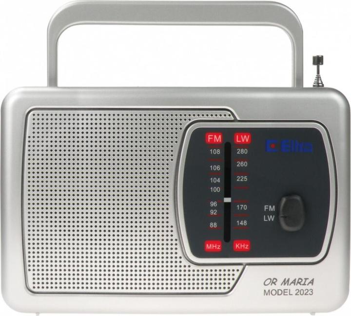 Produktbild Elta Maria Portable Analog Silver (LW, FM)