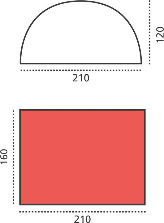 Produktbild Grand Canyon Tonto Beach Tent 3 (Strandzelt + Strandmuschel, 2.20 kg)