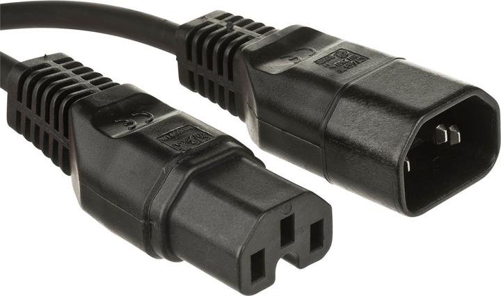 Produktbild MicroConnect Spannungsversorgungs-Verlängerungskabel (2.50 m, C14, C15)