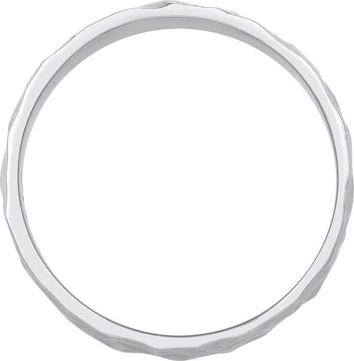 Immagine prodotto Kuzzoi Anello Anello a fascia da uomo in argento 925 martellato (66, 925 Argento)