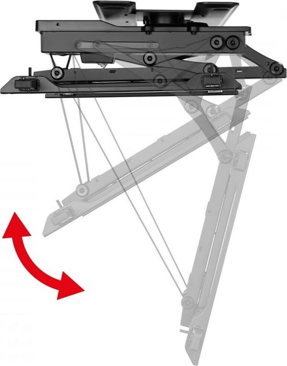 Immagine prodotto Maclean electric ceiling TV mount TUYA support max VESA 600x400 90st swivel remote (Soffitto, 75", 35 kg)