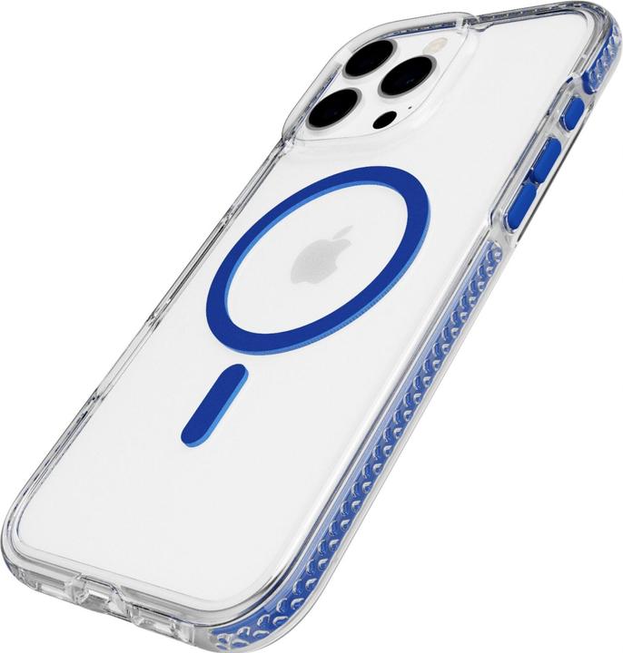 Actual product image tech21 EvoClear MagSafe iPhone 16 Pro Max Blue (Apple iPhone 16 Pro Max)