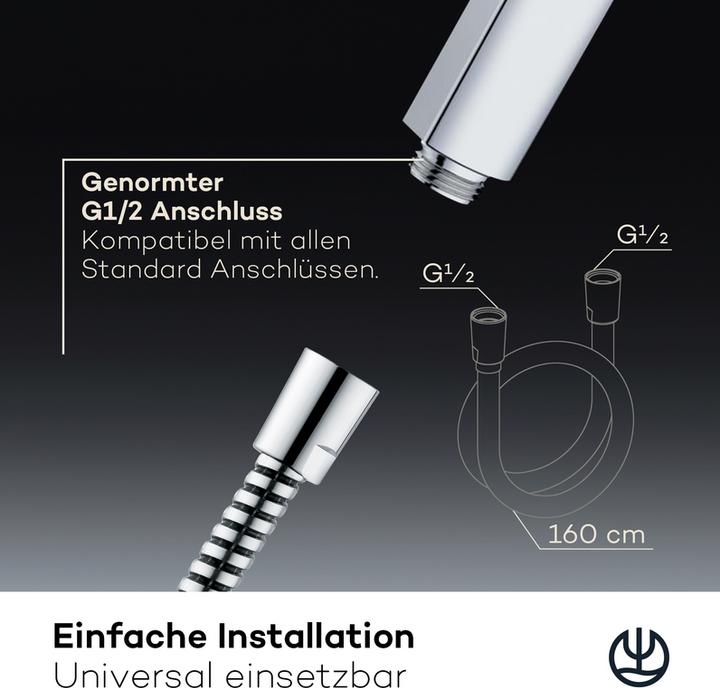 Actual product image Kludi X1 Shower hose (160 cm)
