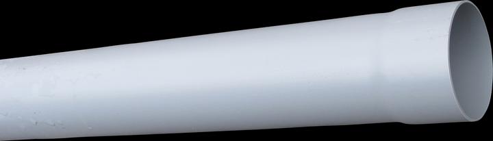 Produktbild Rewa Rohr PVC-U 60 mm x 1,5 mm Klebemuffe x Glatt Grau 4m