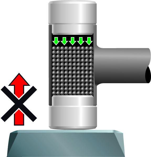 Produktbild Gedore Rückschlagfreier Schonhammer, Ø 35 mm, Stahlrohrstiel, Austauschbare Polyamid-Köpfe (700 g)