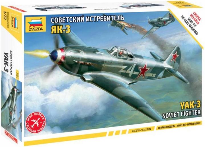Produktbild Carson 1:72 WWII Yak-3 Soviet Jagdflugzeug