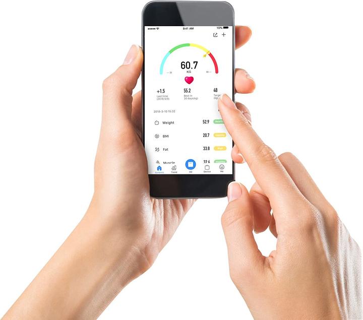 Immagine prodotto Alpina Garden Smart Waage mit Körperanalyse (180 kg)