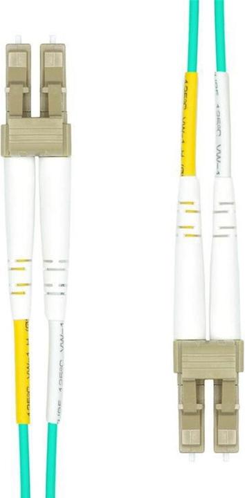 Produktbild ProXtend Patch-Kabel LC (M) zu LC (M) 10m UPC OM3 Duplex Glasfaser aquamarine (FO-LCLCOM3D-010) (CAT6, 10 m)