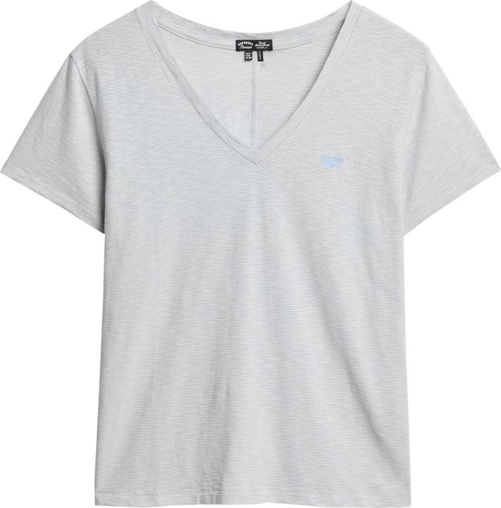 Immagine prodotto Superdry Strukturiertes T-Shirt mit V-Ausschnitt und Stickerei (6)