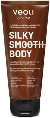 Actual product image Veoli Botanica VEOLI BOTANICA Silky Smooth Body wygładzająco-nawilżająca maska do ciała w formie peelingu 180ml (Body cream, 180 ml)
